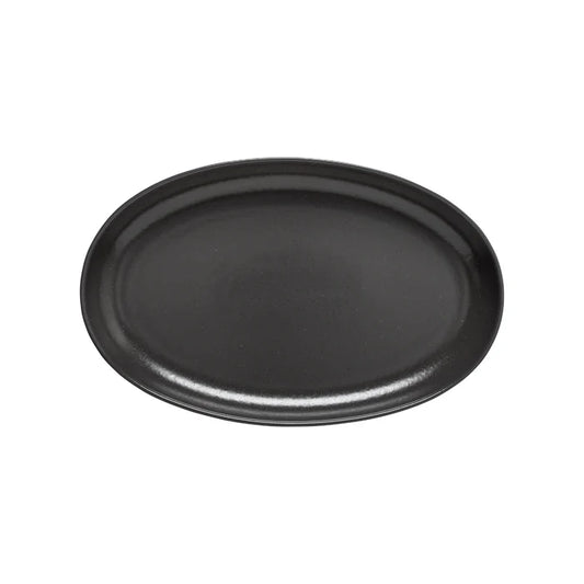 Oval Platter Pacifica Seed Grey  13"