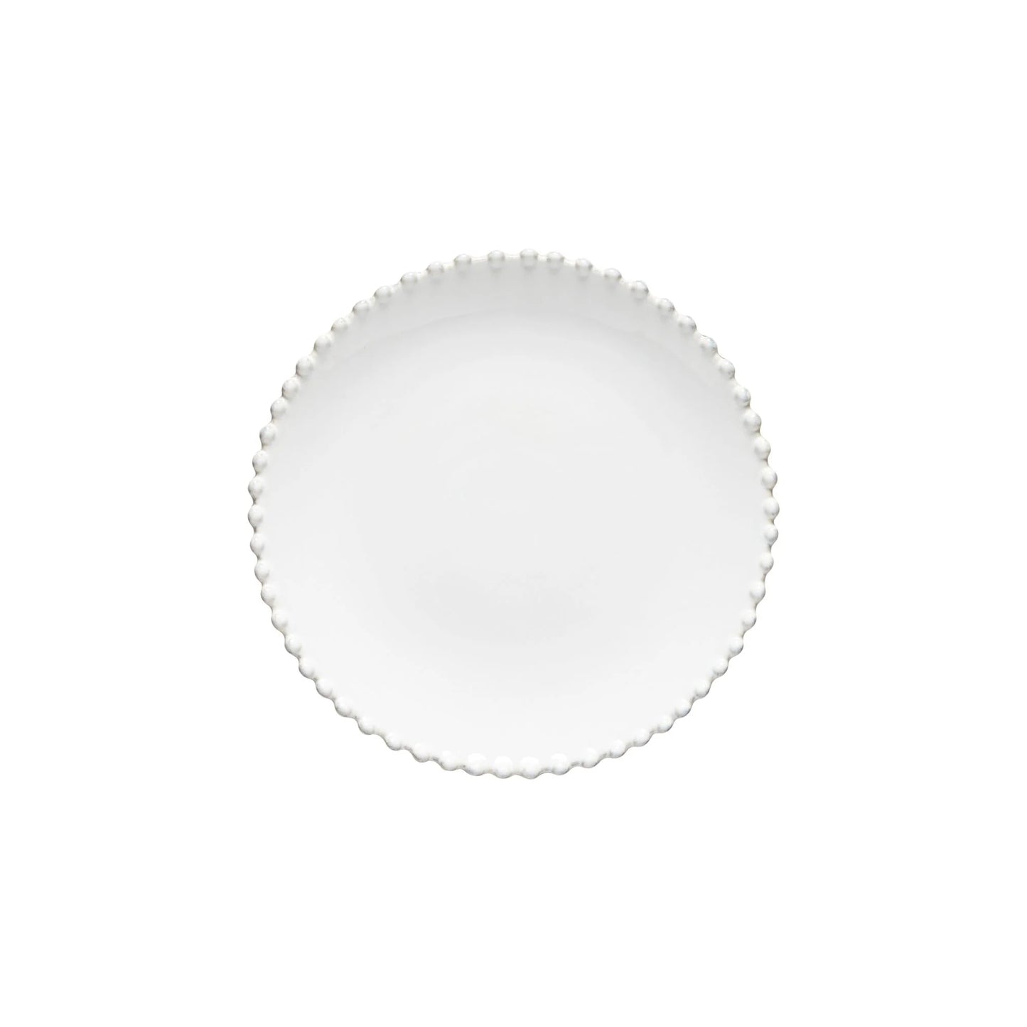 Plato de ensalada/postre blanco perla de 8"