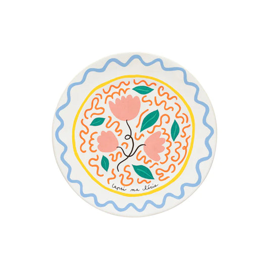 Dinner Plate Capri Ma Chérie Summer Bliss  Tulip White 11"