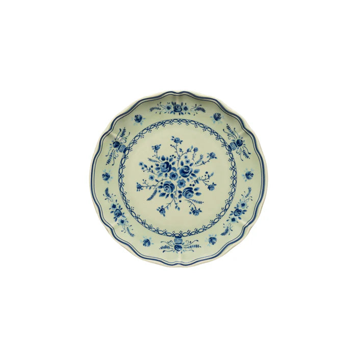 Salad/Dessert Plate, Vila Olive-Blue  8"