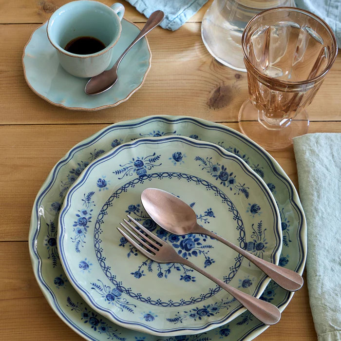 Salad/Dessert Plate, Vila Olive-Blue  8"
