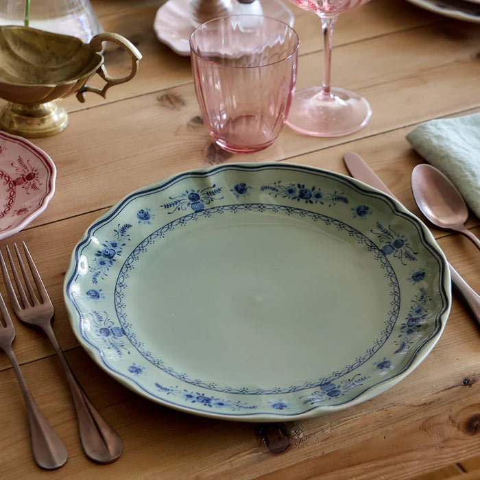 Dinner Plates, Vila Olive-Blue 11"