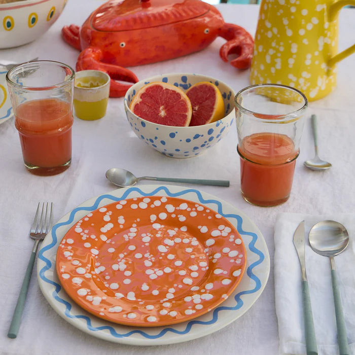 Plato para ensalada/postre Rafaela Tangerine de 22,86 cm