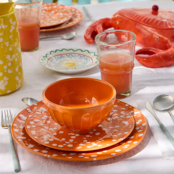 Plato para ensalada/postre Rafaela Tangerine de 22,86 cm