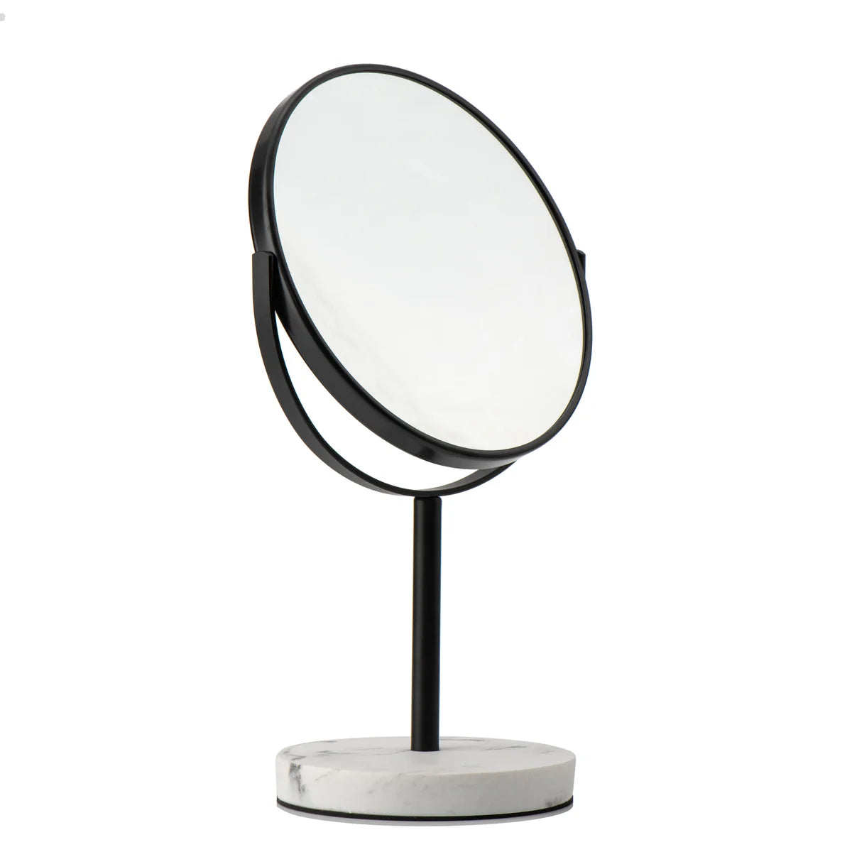 Matte Black  - 8" Closer Look 360 Rotation Tabletop Vanity Mirror 1X/5X