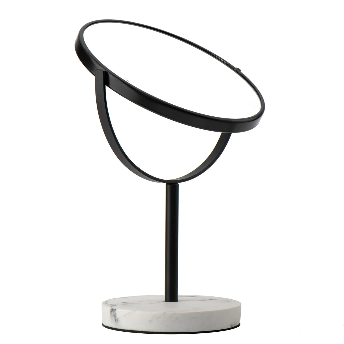 Matte Black  - 8" Closer Look 360 Rotation Tabletop Vanity Mirror 1X/5X