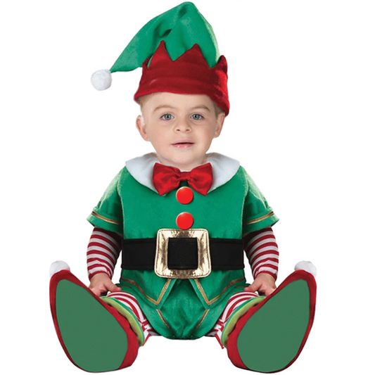 El pequeño ayudante de Santa unisex para bebé