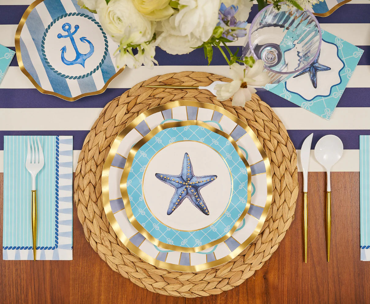 Tidal Wave Salad Plates 8"