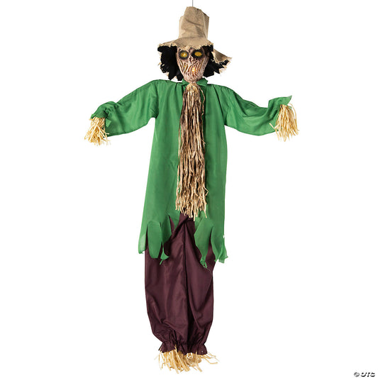 6 Ft. Light-Up Hanging Animated Scarecrow