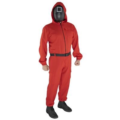 Red Overalls w/Mask