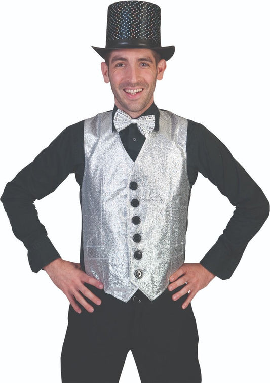 Show Biz Vest-Silver