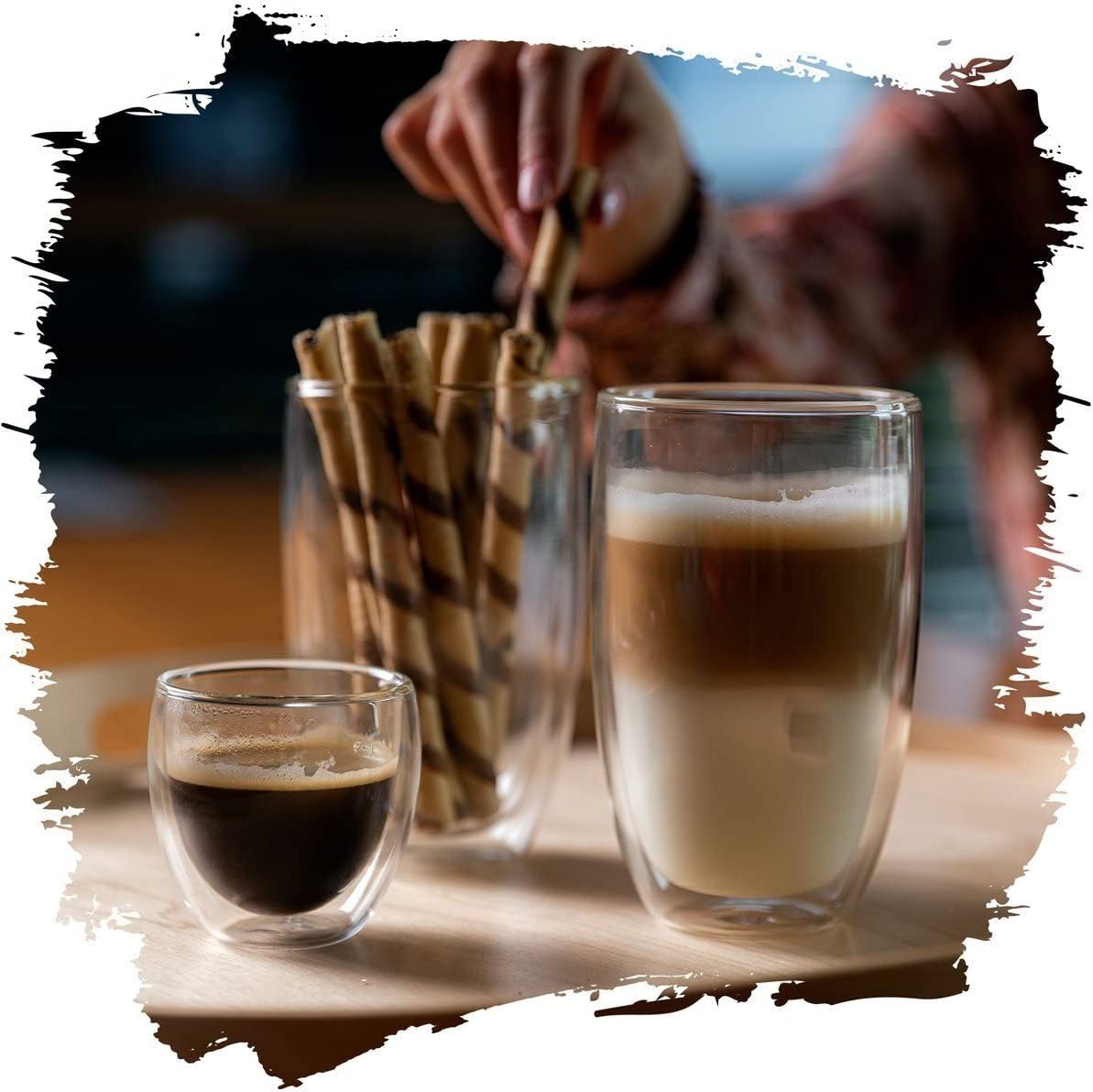 Double Wall Latte Macchiato Glasses 475ml