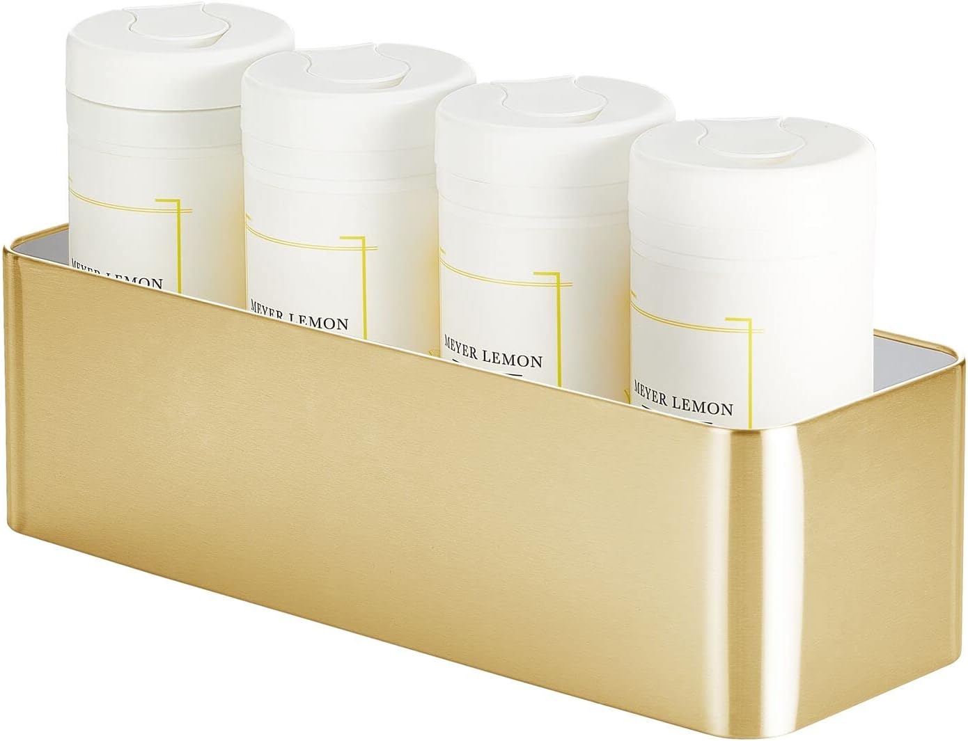 Patton Toilet Tissue Bin Brass  6 x 17 x 5 Steel