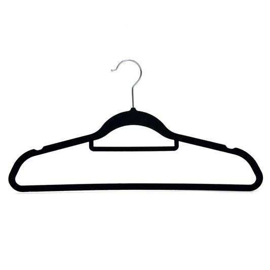Black - Set of 30 Velvet Hangers