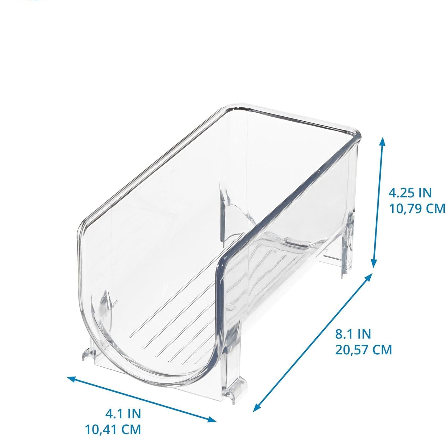 RPET Fridge Bins Wine Holder Clear