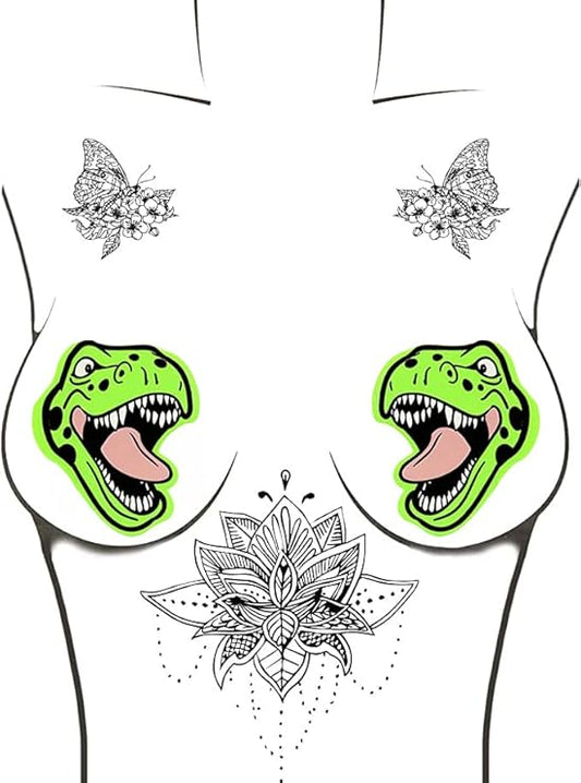 Apple Fruitella Neon Blacklight Sexy Trexy 2.0 Nipztix Pasties Nipple Covers