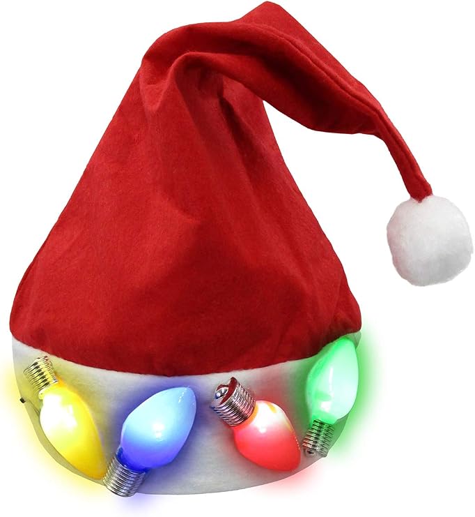 GORRO DE NAVIDAD LUMINOSO