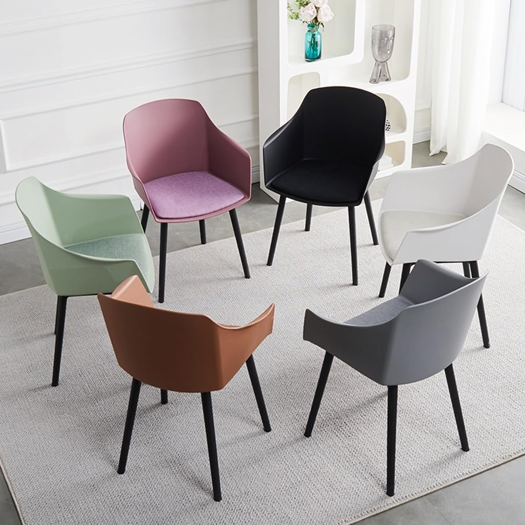 Nordic Style PP Plastic Dining Chair Green