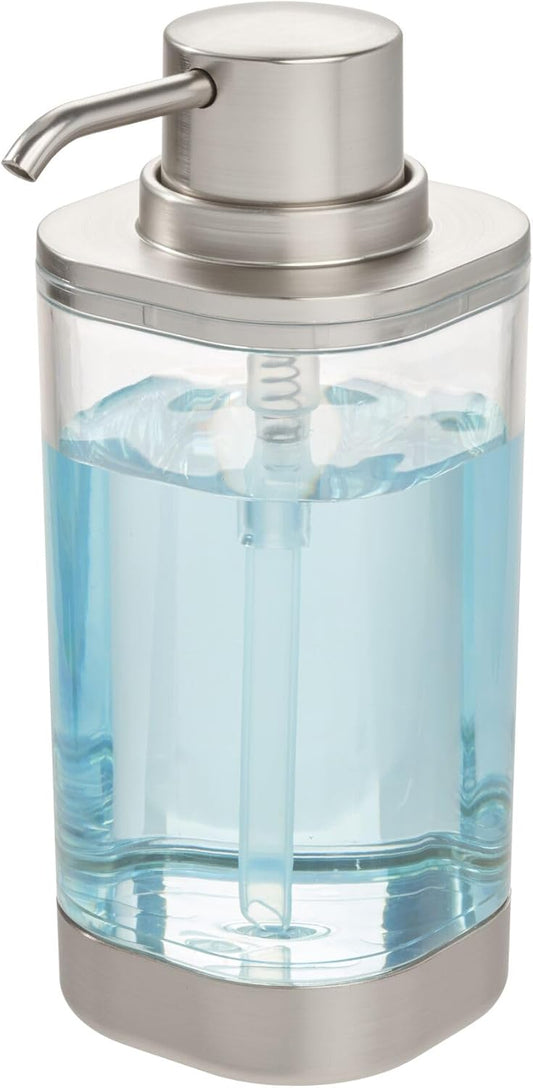 Ilese Soap Pump Clear/Brushed Nickel