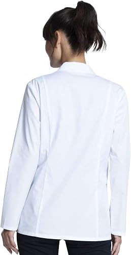 Bata de consulta de 28" blanca