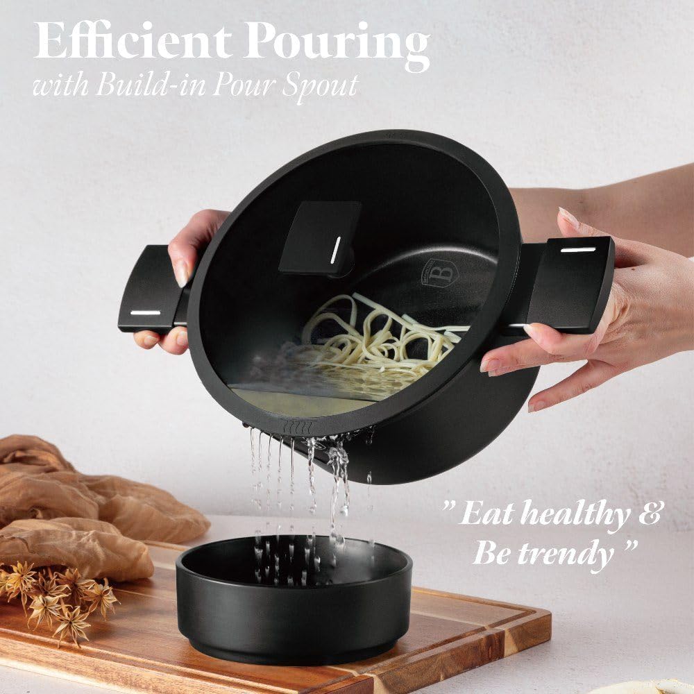 Cookware Set  Black / Silver 10pcs