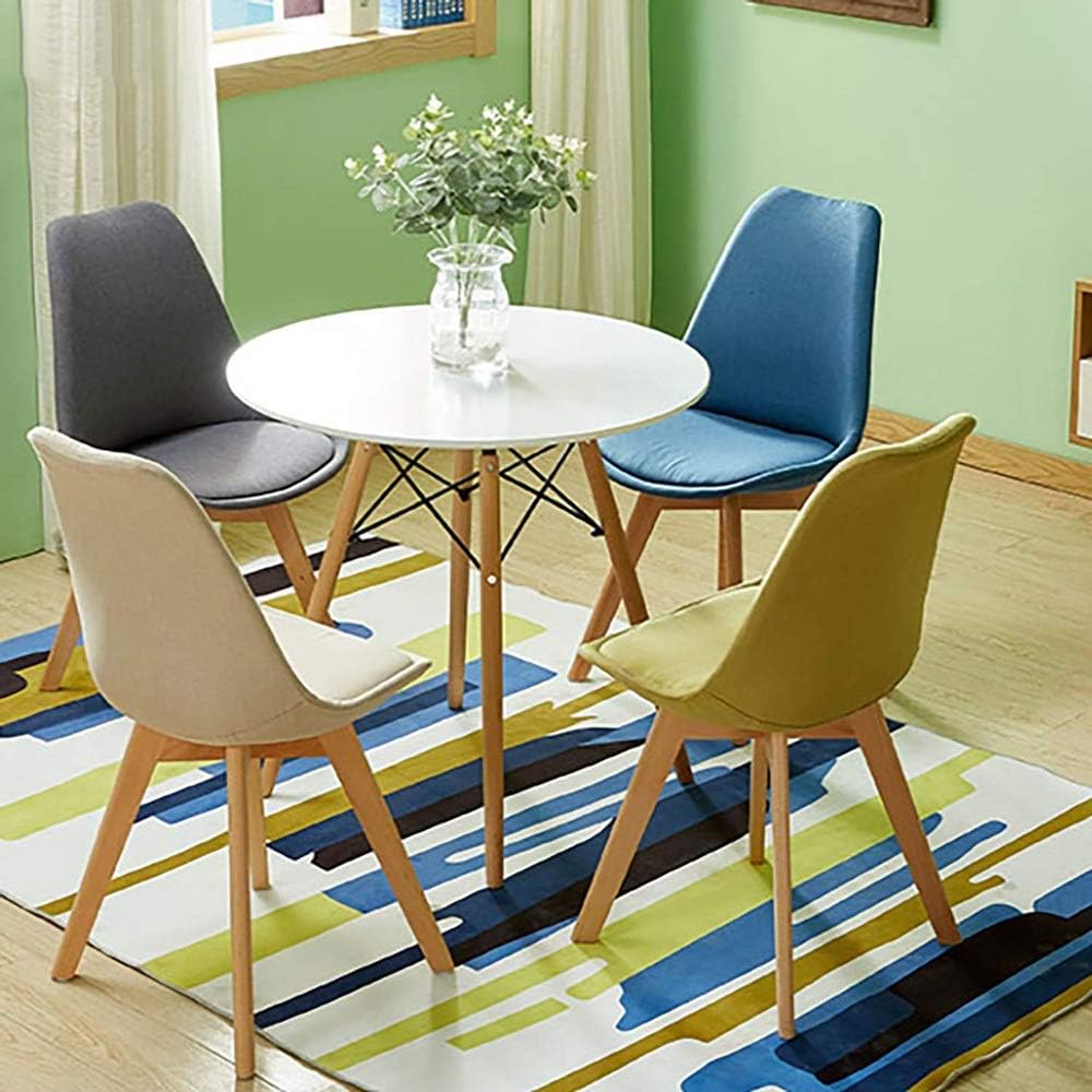 Modern Minimalist Small Round Table Casual Business Brown