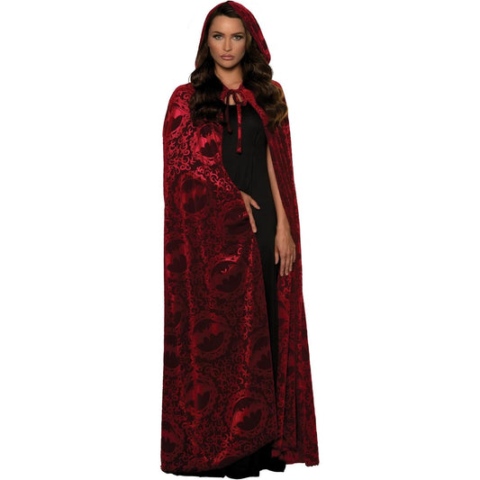 Hooded Vampire Cape Red