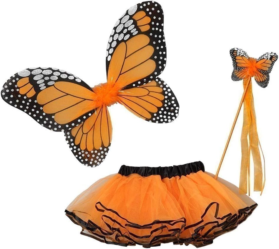 Monarch Butterfly Set 3 Orange