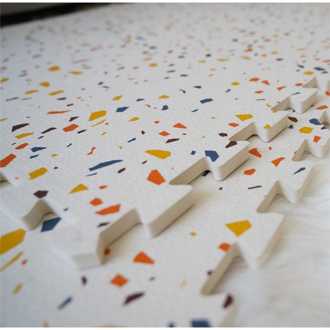 Play Mat with Design 6 Pieces - Orange