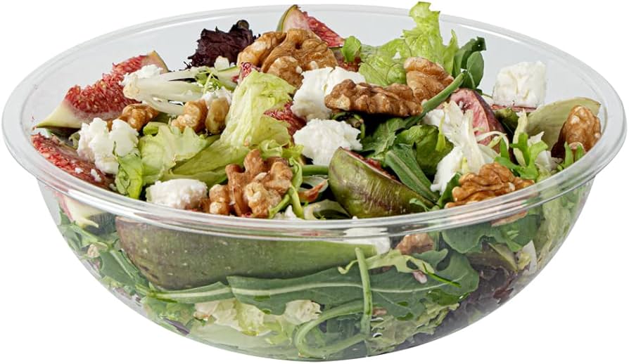 Salad Bowl with servers and ice tray 16"