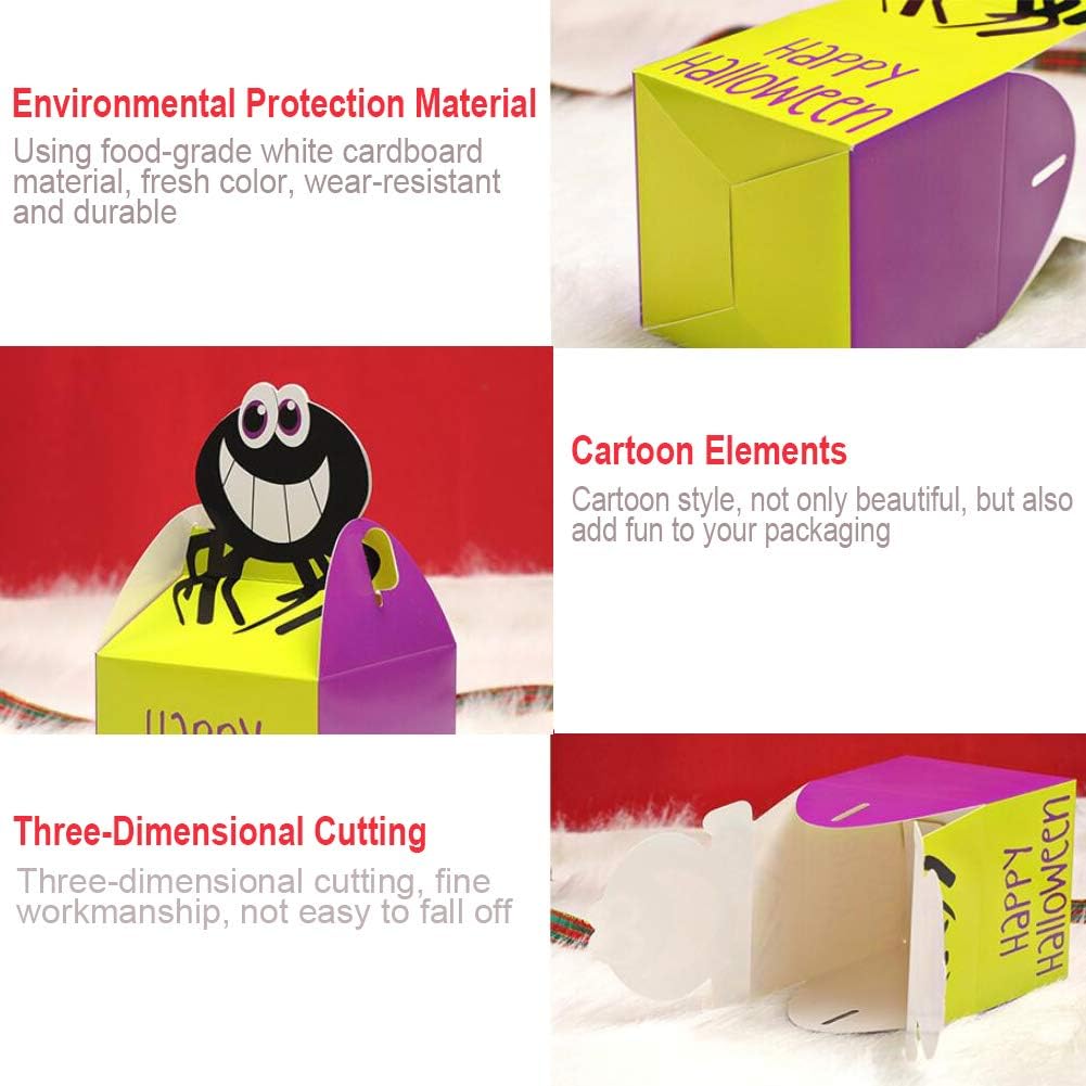 Treat Box Halloween 9.84in 4PK