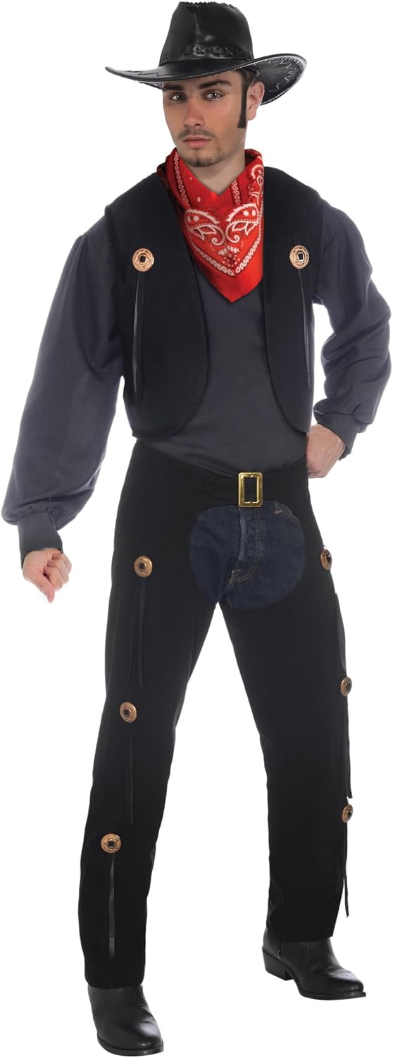 Cowboy Vest and Chaps Costume Set