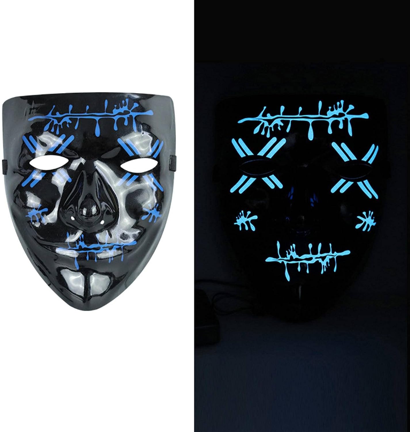 MÁSCARA DE PURGA LED-AZUL CIELO