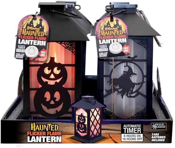 Halloween Haunted Flicker Flame Lantern