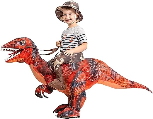 55" Tall Inflatable Dinosaur Costume for Kids
