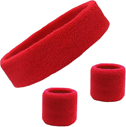 Sweatband Sets Red