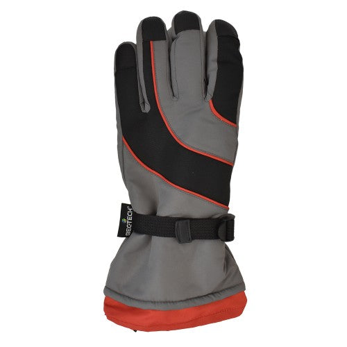 MENS BEC-TECH TUSSER SNOWBOARD GLOVE  RED