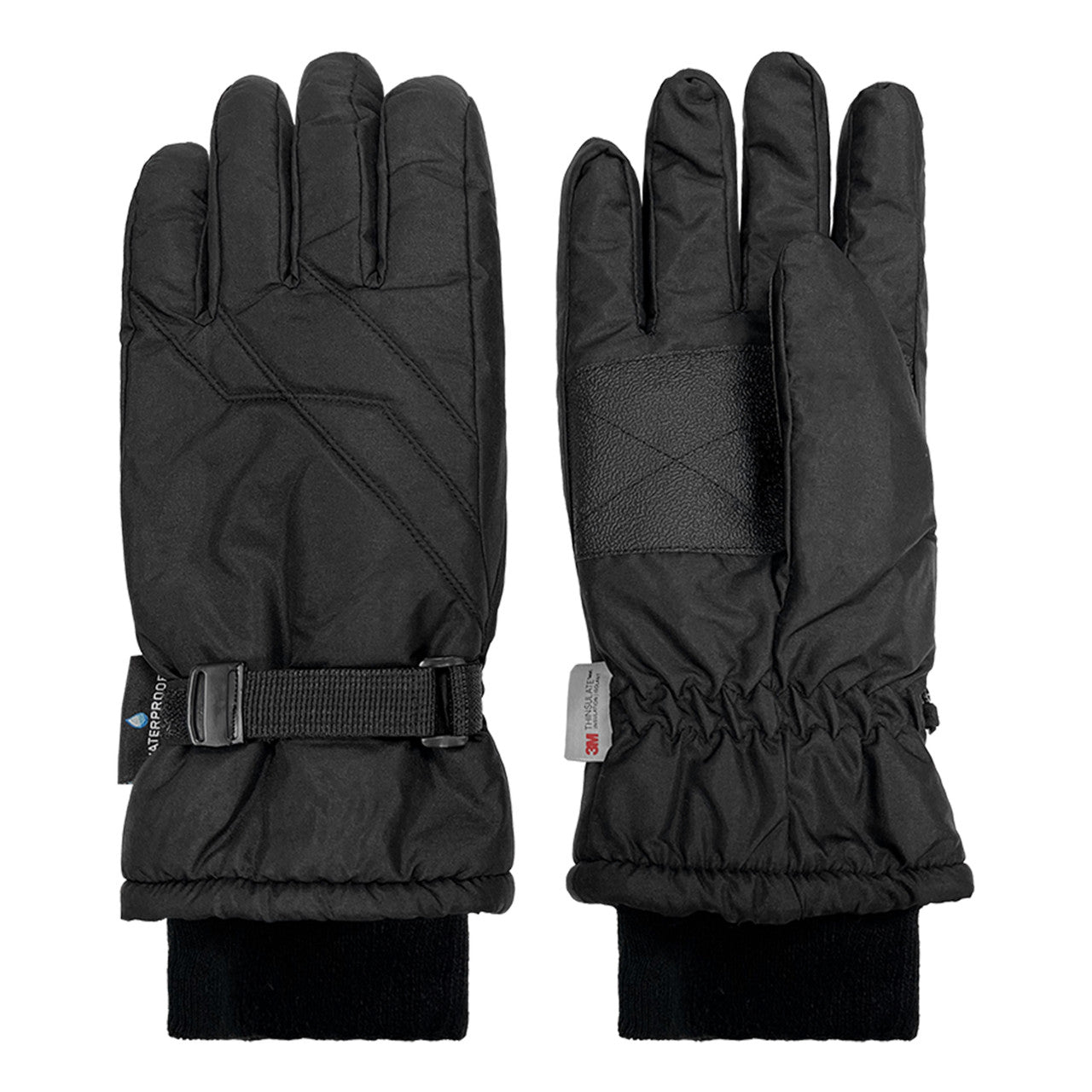 TASLON SKI GLOVE - BLACK ONLY
