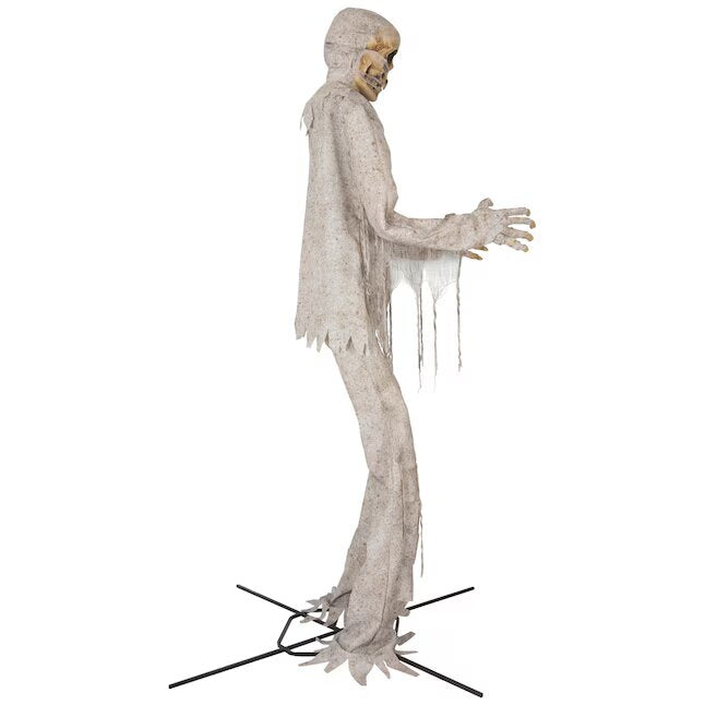 12' Light Up Skeleton Mummy  Gemmy