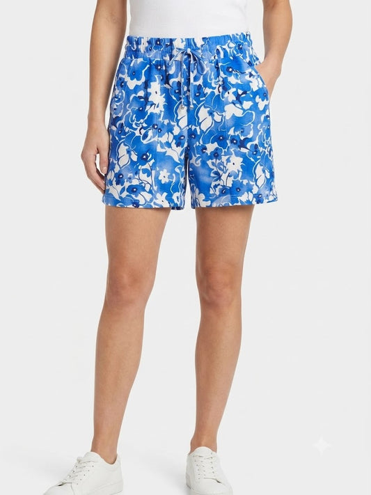 Short  Print White-Blue- Ninety