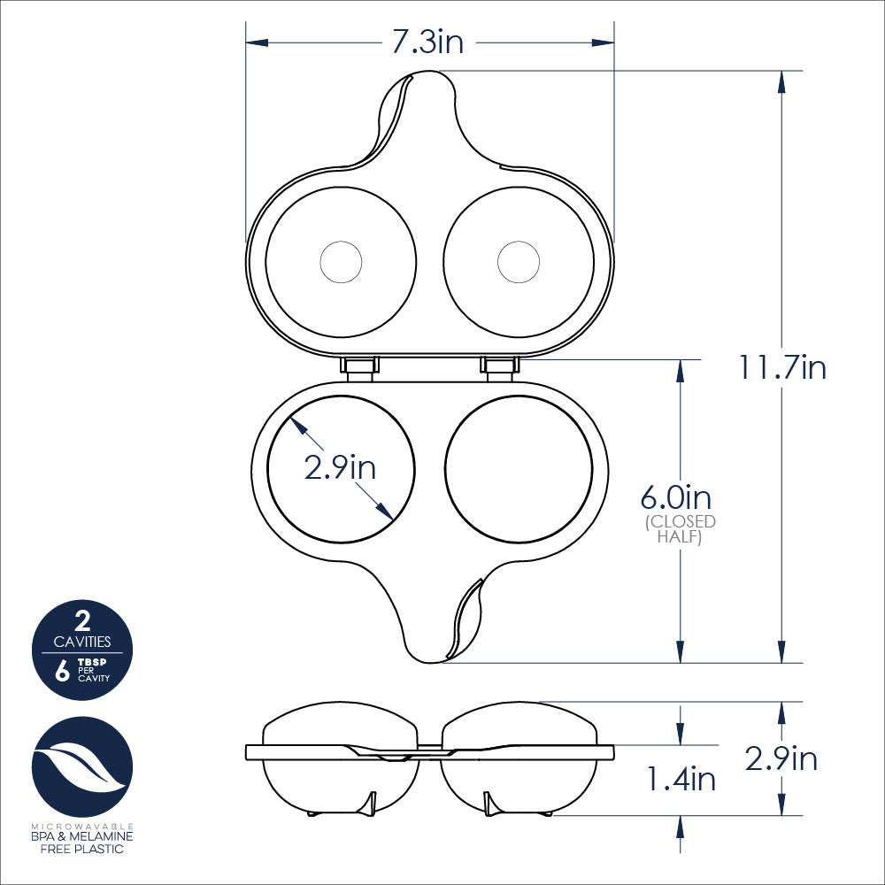 2 Cavity Egg Poacher