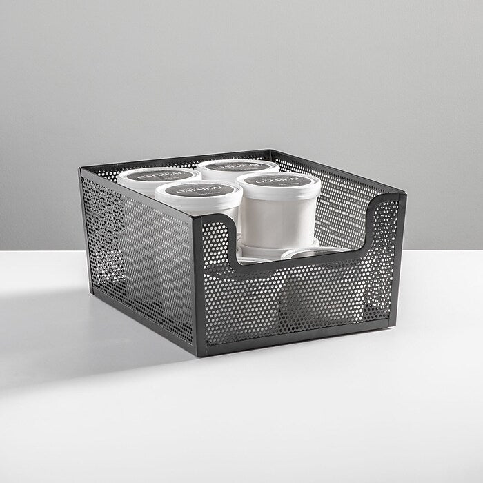 12 x 10 x 6  Frame Dip Front Basket Matte Black
