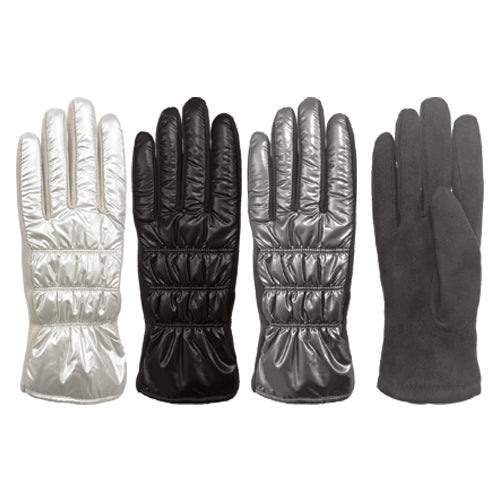 LADIES QUILTED PUFFER GLOVE