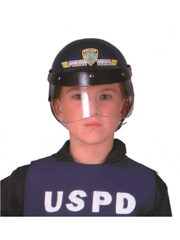 Police Helmet - Child Navy