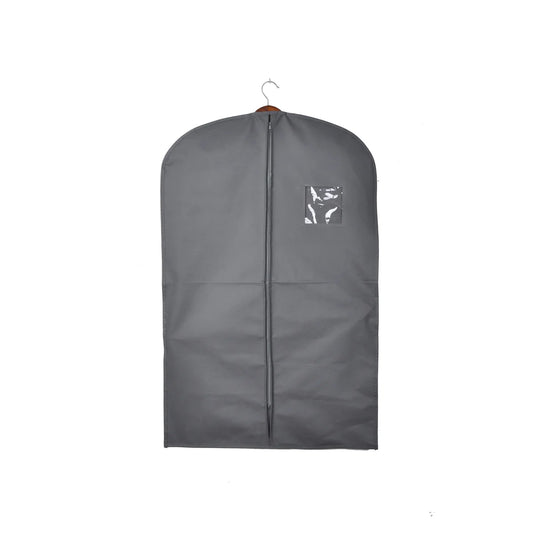 Bolsa para Traje de Tela No Tejida con Cremallera Negra de 23.65" x 36.25"
