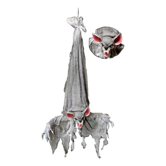 Animated Upside Down Grey Bat