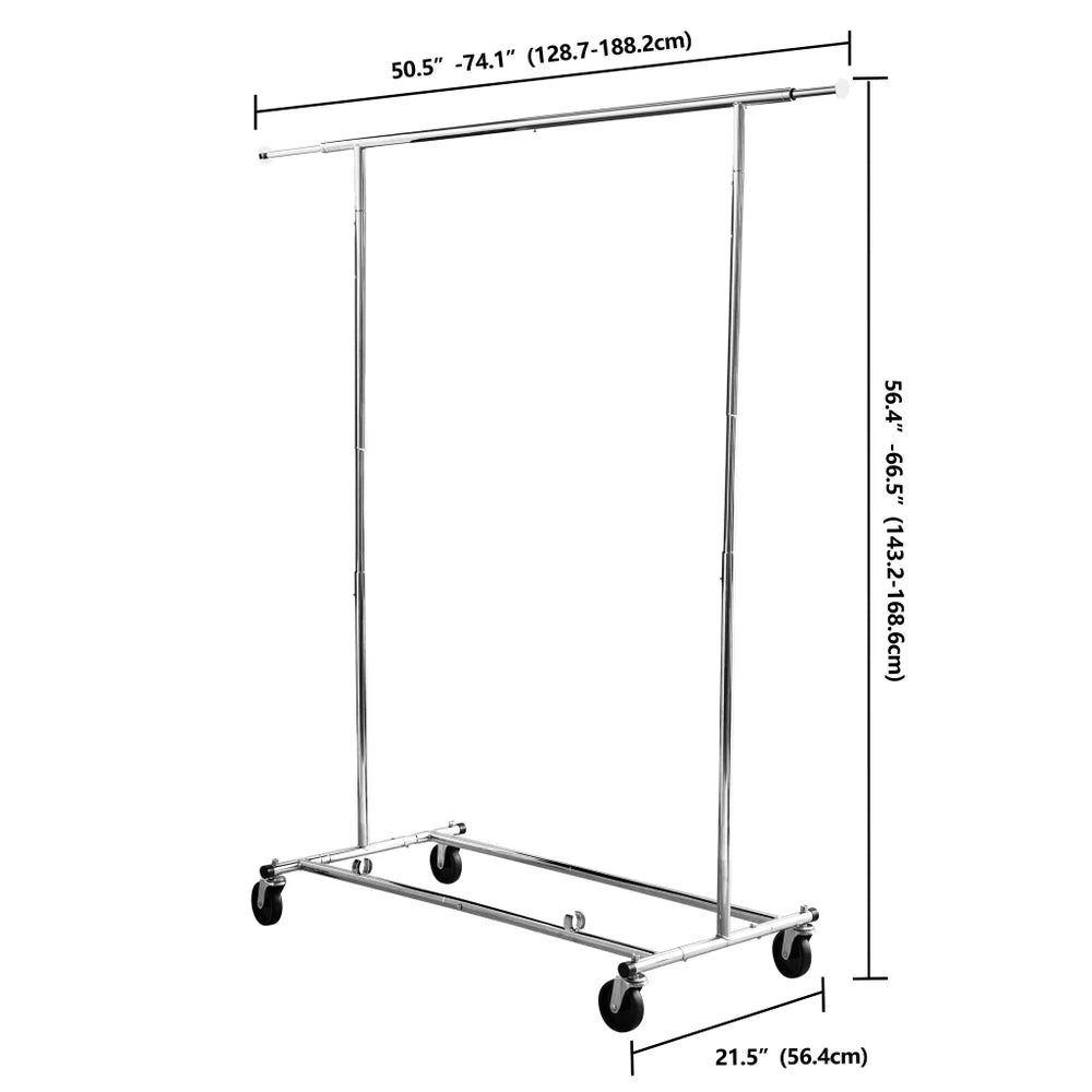 Commercial Grade Foldable Garment Rack