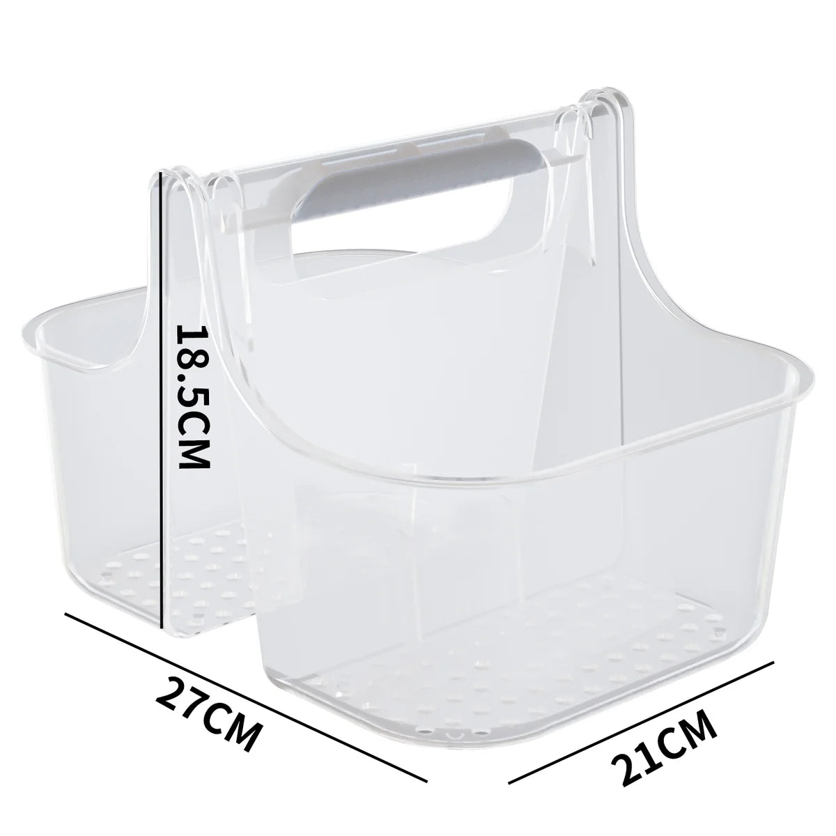 Clear - Soft Grip Tote Large