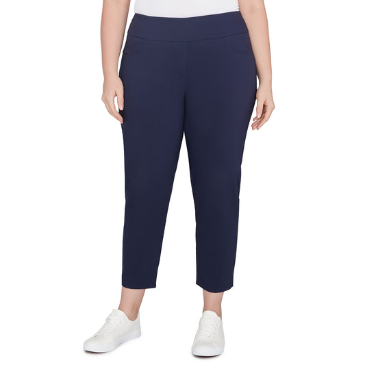 Plus Alt Tech Ankle Pant Navy - Ruby Rd