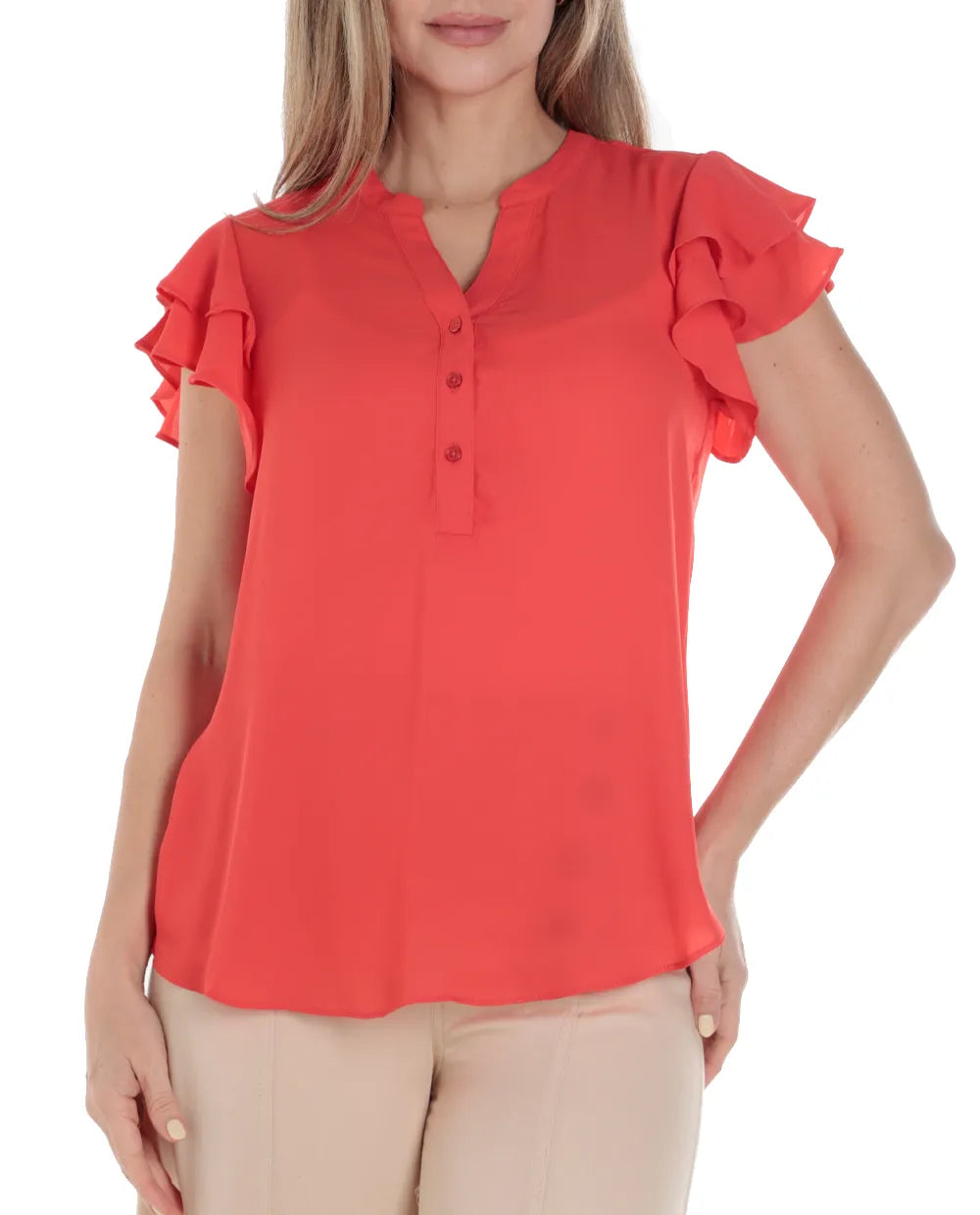 Blouse Poppy Red  - Zac & Rachel